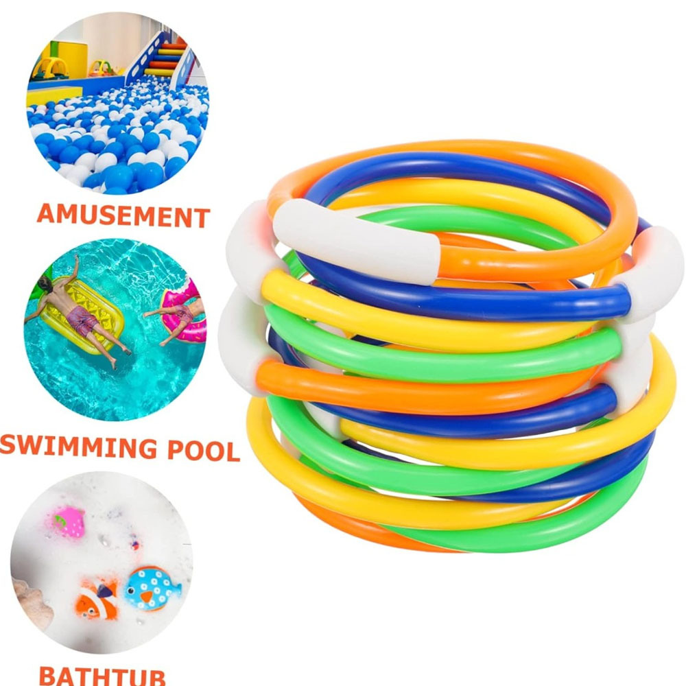 4 Colorful Diving Rings, For P - Aquatic Diving review and price
