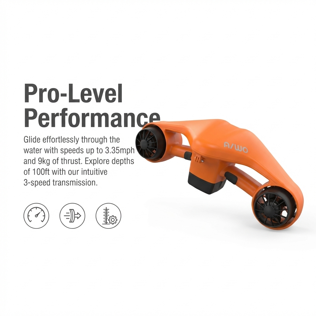 Electric Sea Scooter 30m Under - Aquatic Diving review and price
