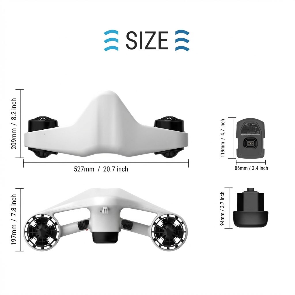 Electric Sea Scooter 30m Under - Aquatic Diving review and price